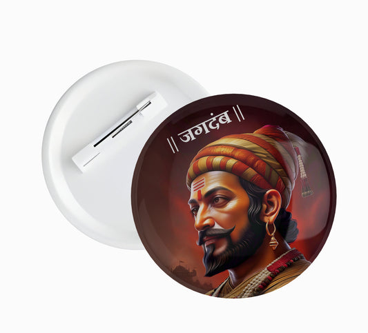 Shivaji Maharaj Pin Badge