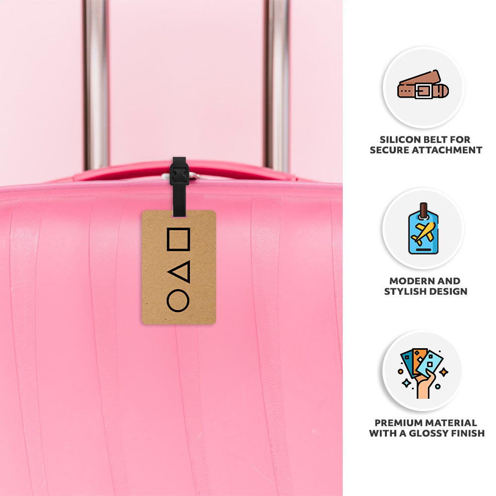Squid game V-Card  Luggage Tag