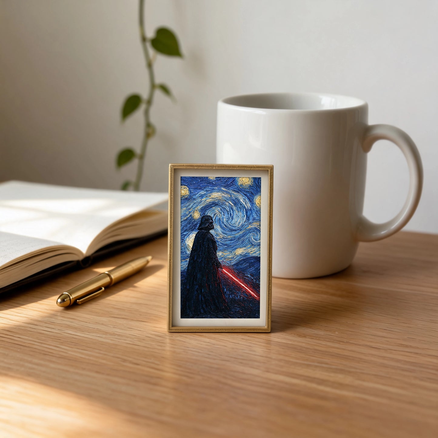 Galaxy Warrior Mini Desk Frame 1.8 x 3 Inch