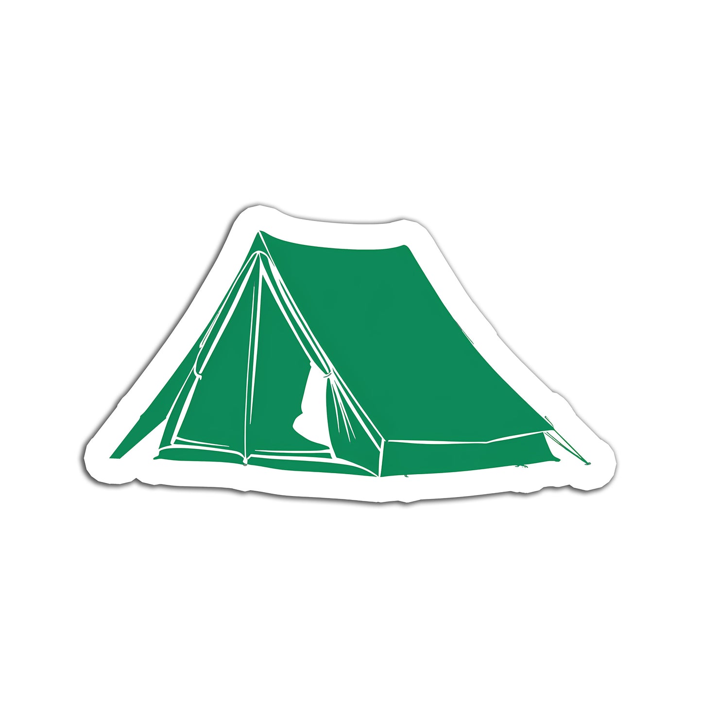 Tent Camping Sticker