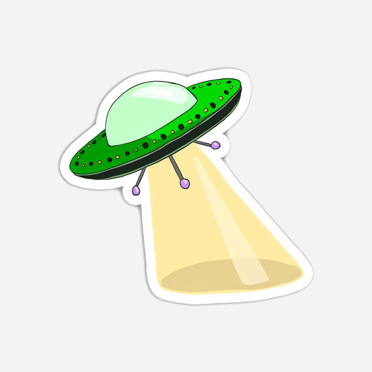 Alien UFO Sticker