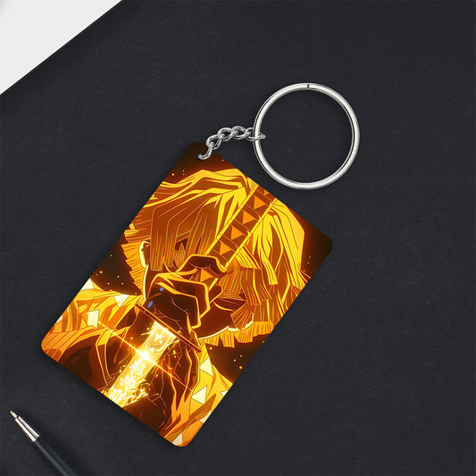 Zenitsu Thunder Strike Keychain