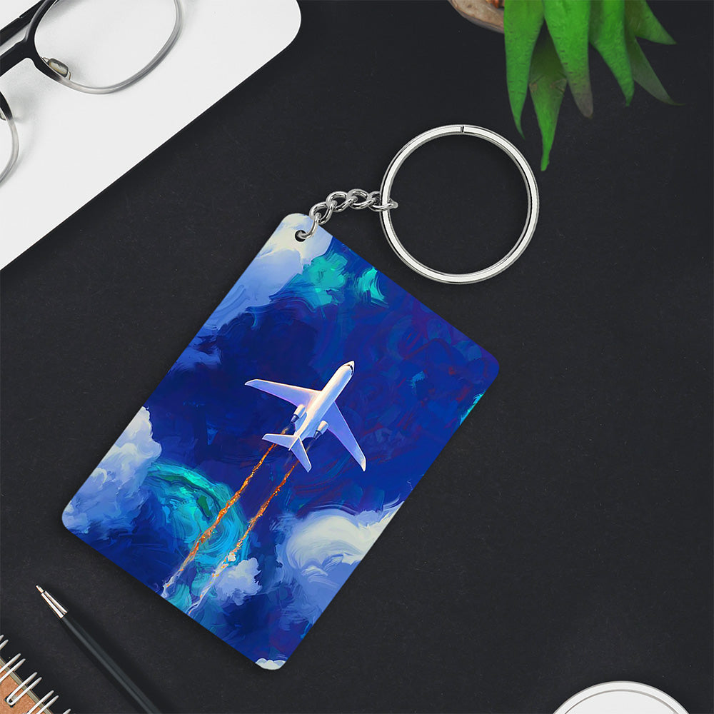 Above the Clouds Keychain