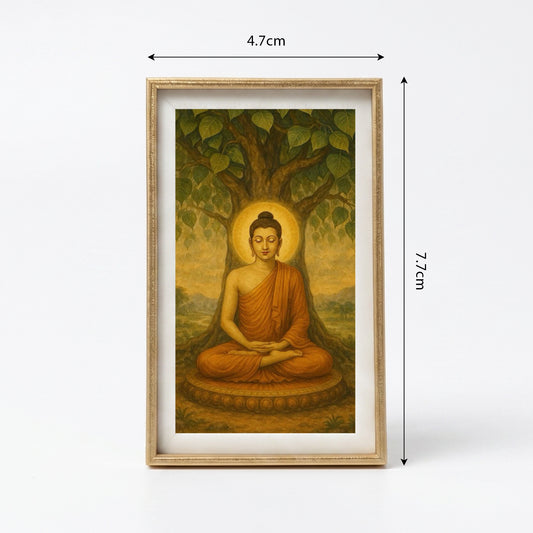 Buddha Mini Desk Frame 1.8 x 3 Inch