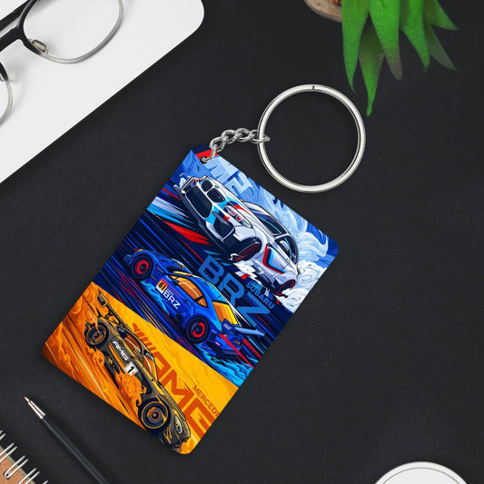 Racing Car Keychain