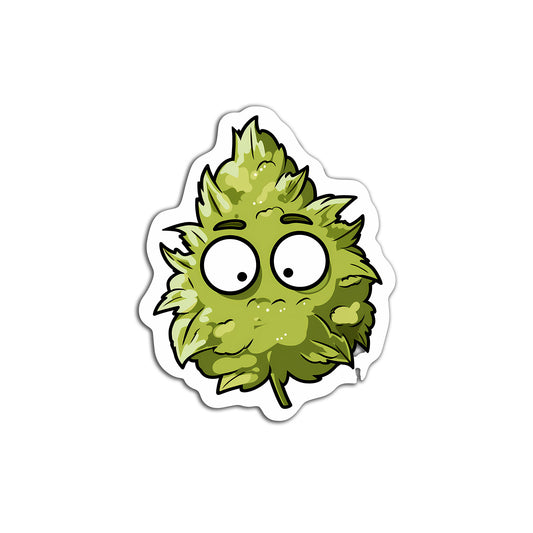 Cartoon Weed Monster Sticker