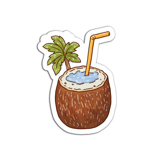 Coconut Water Sticker