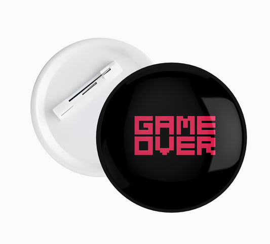 Retro Gamer Pin Badge