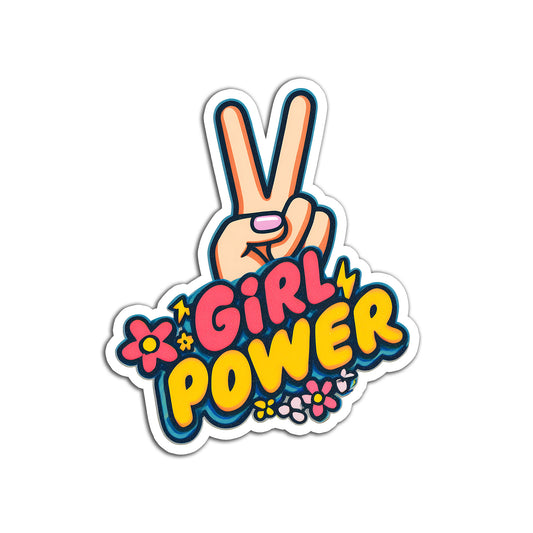 Girl Power Sticker