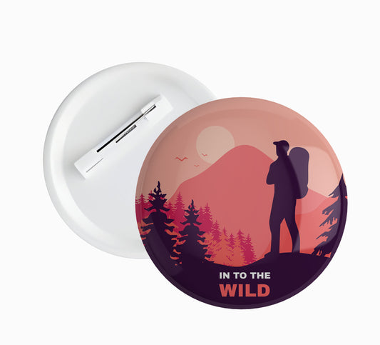Into the Wild Adventure Pin Badge