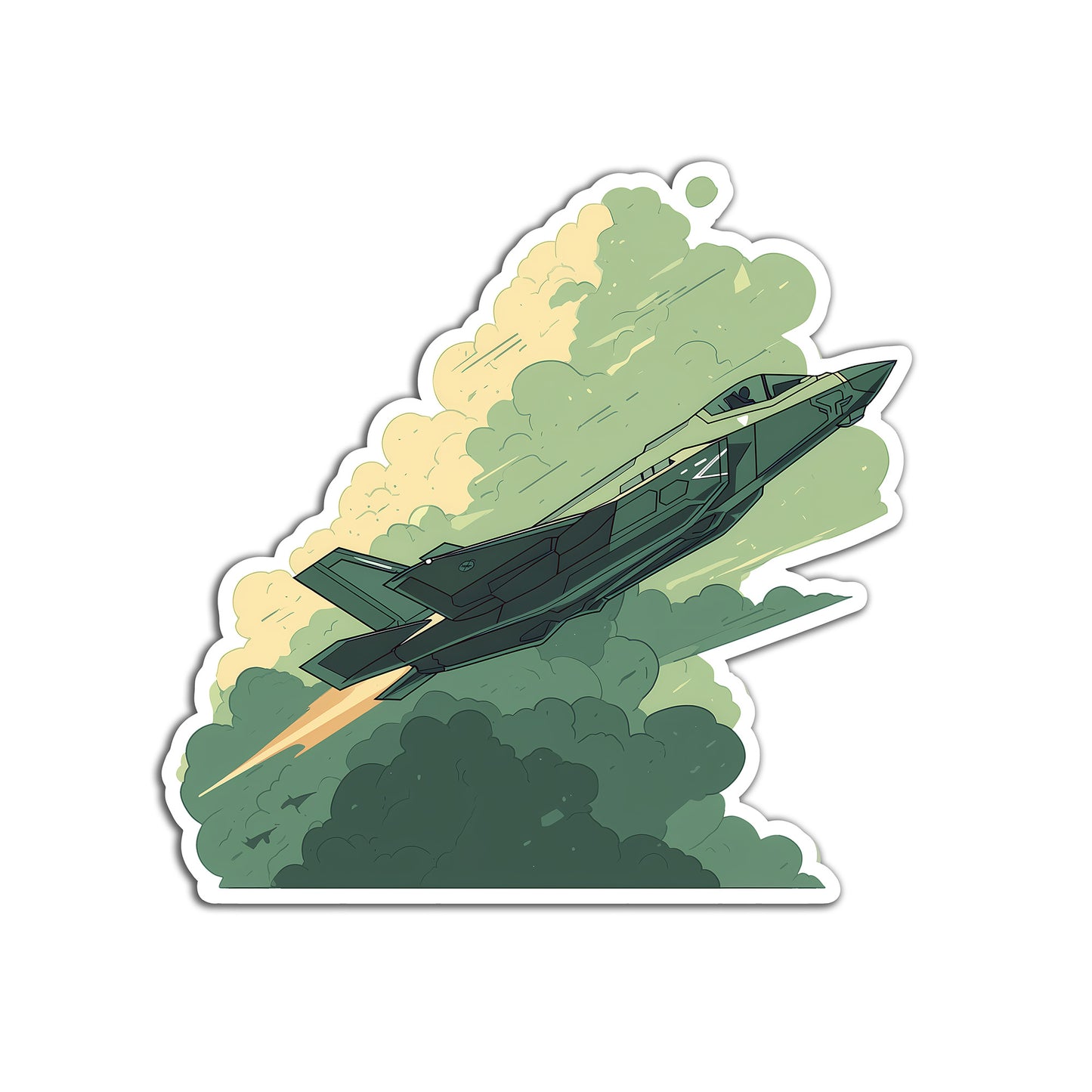 Jet Plane Sticker
