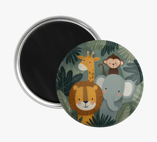 Jungle Animals Fridge Magnet