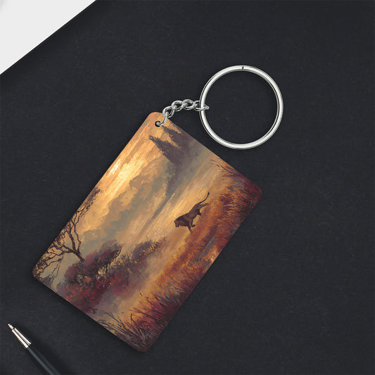 Lone Lion Keychain