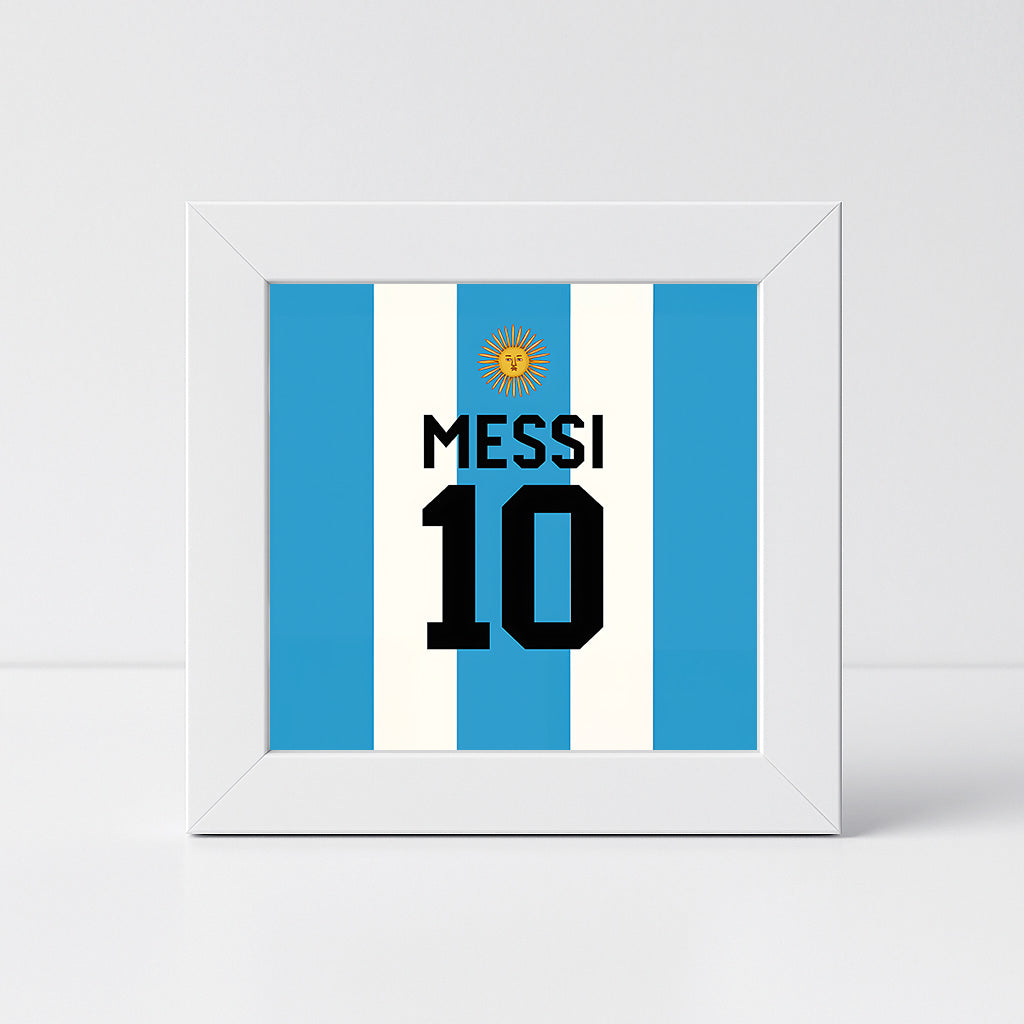 Messi #10 Mini Frame