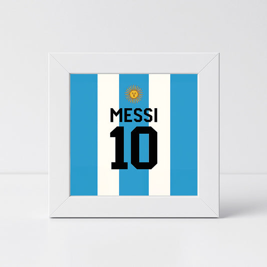 Messi #10 Mini Frame
