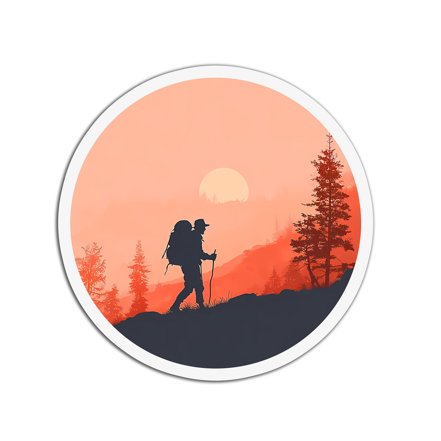 Walk in Nature Sticker