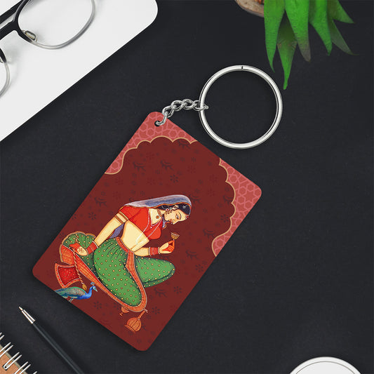 Royal Indian Art Keychain