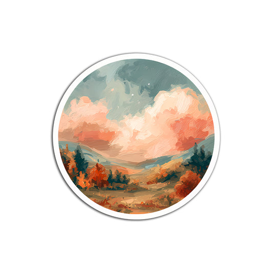 Painting Sunset Sticker