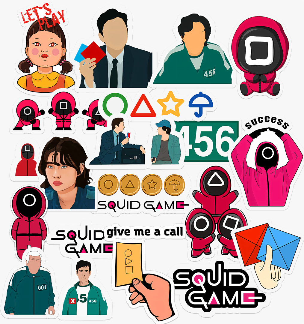 Squid game Sticker Pack – Giftle