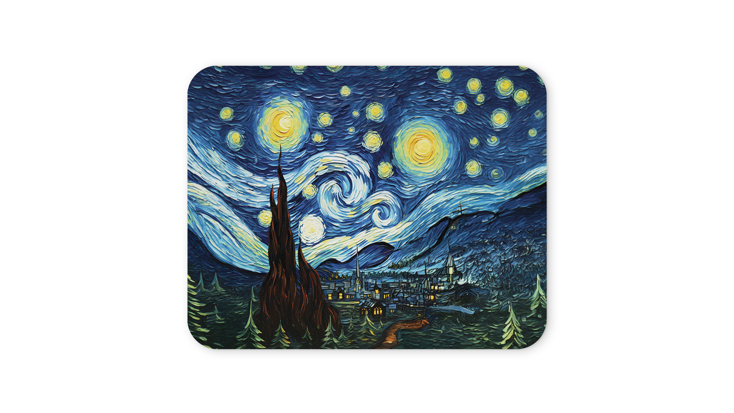 Starry Night Anti-Slip Mouse Pad