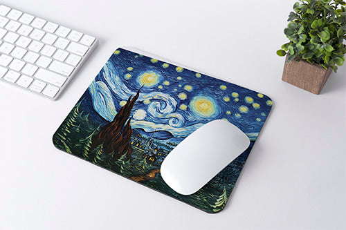 Starry Night Anti-Slip Mouse Pad