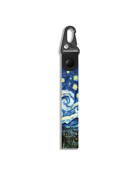 Starry Night Short  Keyholder with Carabiner Hook