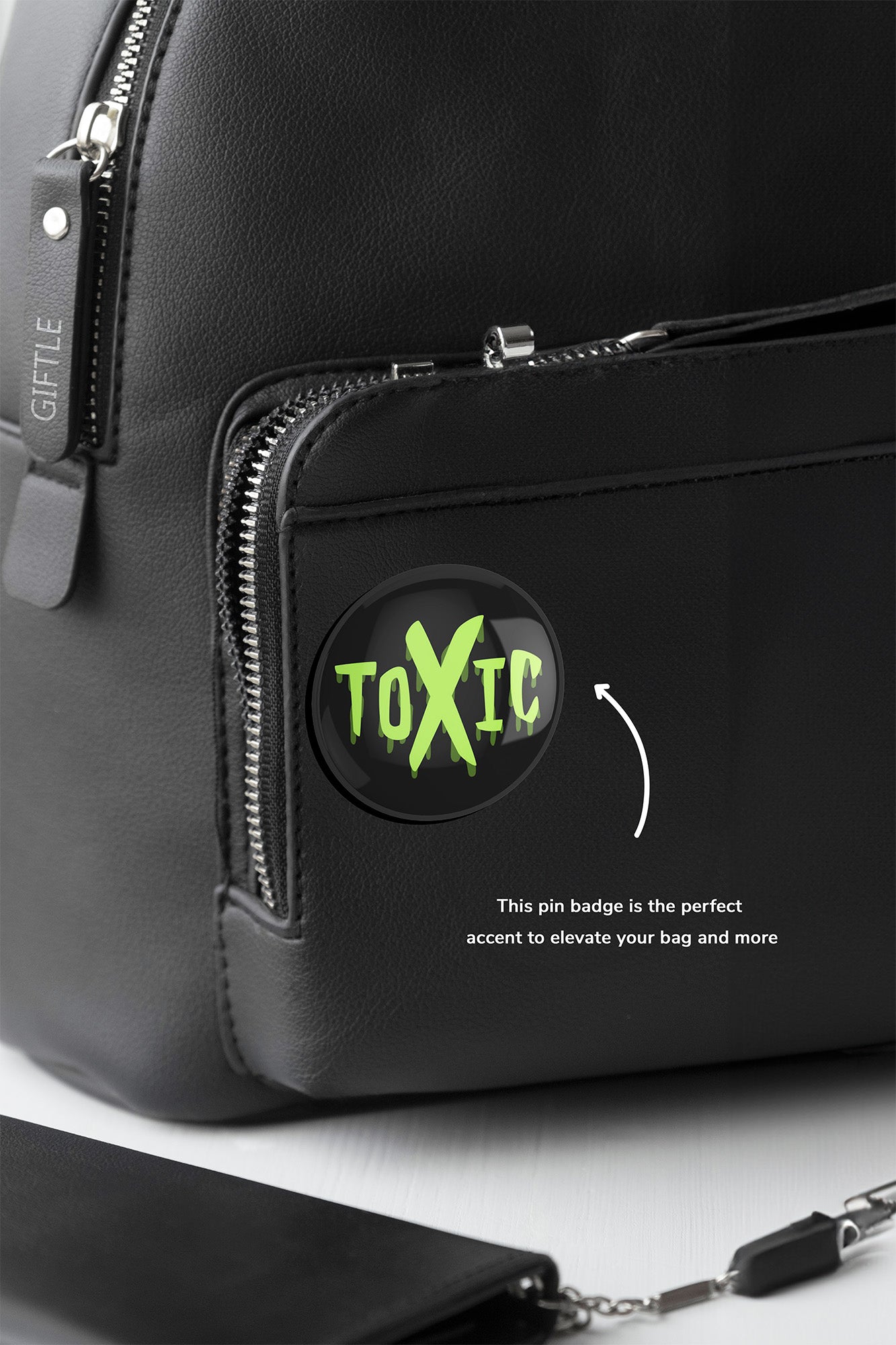 Toxic Pin Badge