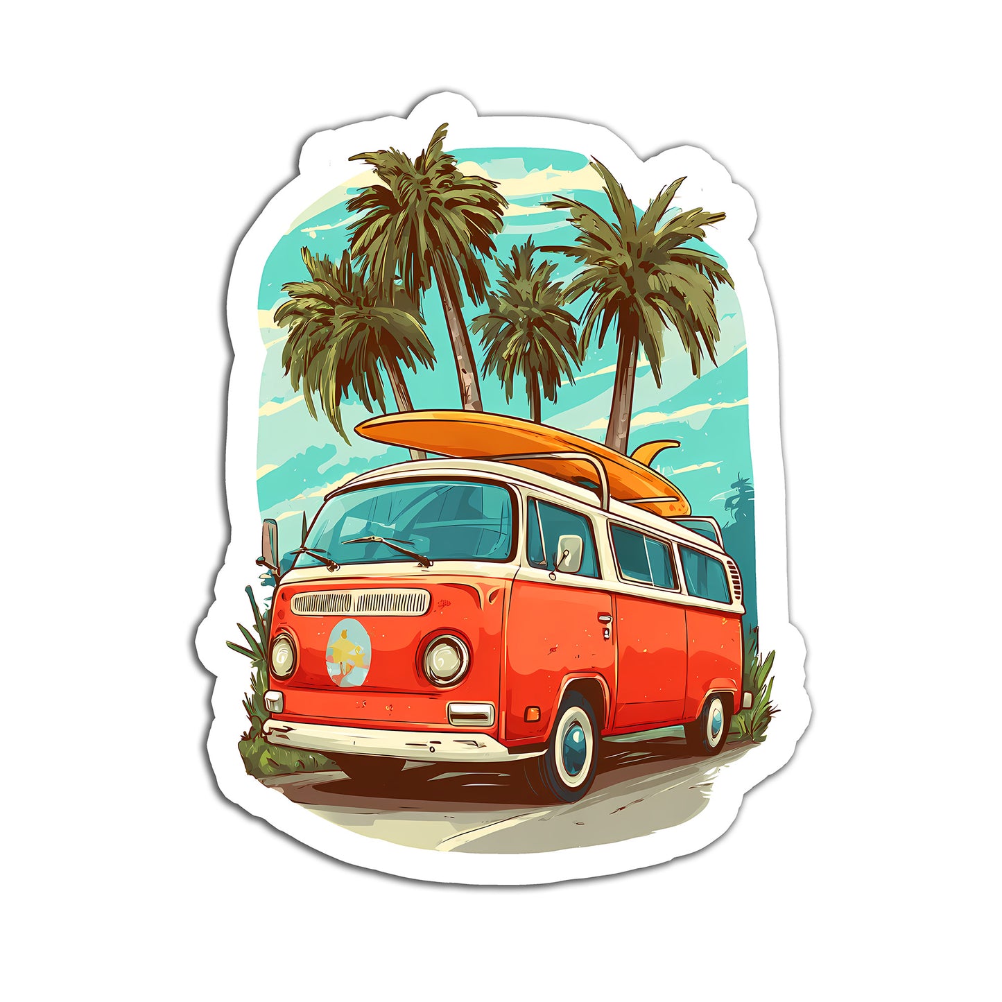 Travel Van Sticker
