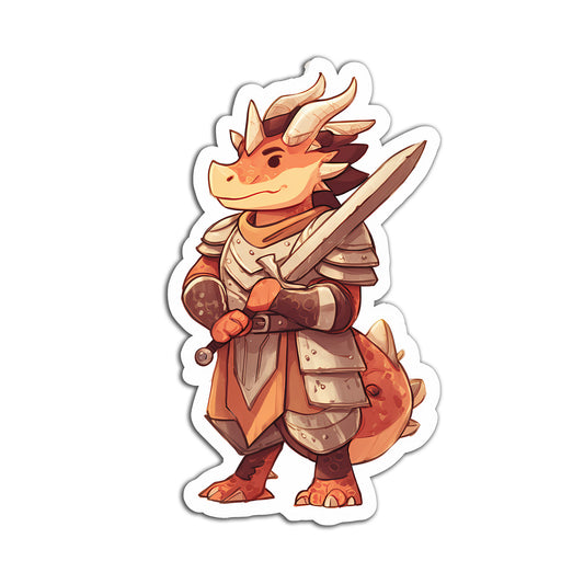 Dragon King Warrior Sticker